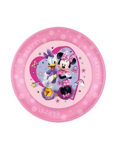 REUSABLE MINNIE JUNIOR PARTY PLATE 21CM-PRO-96263