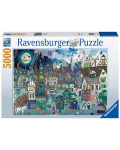 RAVENSBURGER 5000PC PUZ FANTASY VICTORIAN STREET-RVG-17399