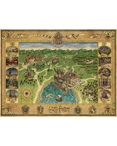 RAVENSBURGER 1500PC PUZZLE HOGWARTS MAP-RVG-16599