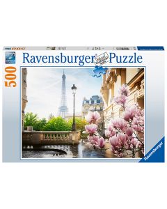 RAVENSBURGER 500PC PUZZLE PARIS SKYLINE PHOTO-RVG-17377