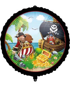 18 INCH FOIL RND ISLAND PIRATES 1CTP-PRO-94155