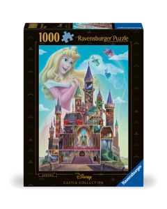 RAVENSBURGER 1000PC PUZZLE DISNEY CASTLE AURORA-RVG-17338