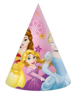 PRINCESS LIVE YOUR STORY PAPER HATS 6CT-PRO-93946