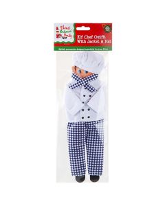 ELVES BH BADLY ELF CHEF OUTFIT WITH HAT-PMS-500159