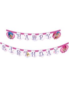 SHIMMER&SHINE GLITER FRNDS HPPYBDAY DICUT BANNER-PRO-89950