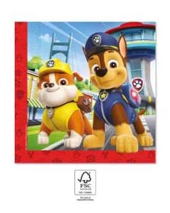 PAW PATROL RESCUE HEROES 2PLY PPR NPK 33X33CM 20CT-PRO-95599