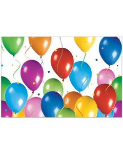 BALLOONS FIESTA PLASTIC TABLECOVER 120X180CM 1CT-PRO-9727