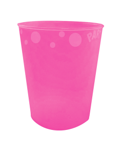 REUSABLE FLUO FUSCHIA PARTY CUP 250ML-PRO-96046