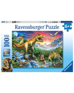 RAVENSBURGER 100PC XXL PUZZLE DINOSAUR AGE-RVG-10665