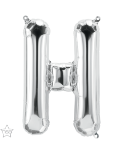 16 IN FOIL SILVER LETTER H AIR FILLED 1CTP-QUA-59614