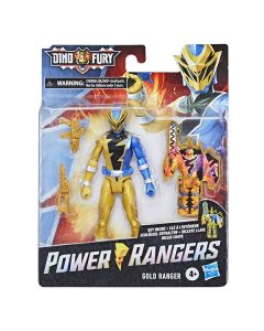 POWER RANGERS-BASIC 6 IN FIGURES GOLD RANGER-HAS-F2040