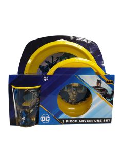 BATMAN 3PCE ADVENTURE EATING SET-LCY-83828