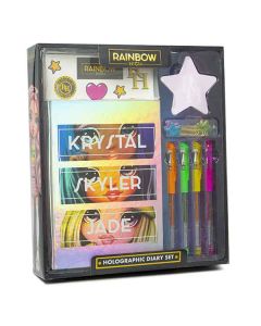 RAINBOW HIGH HOLOGRAPHIC DIARY SET-RMS-90-0016