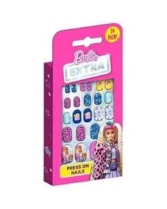 BARBIE EXTRA EXTRA PRESS ON NAILS 24PK 2 ASST - A-RMS-99-0095-A