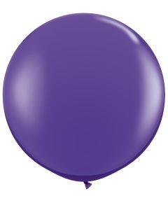 3 FT LATEX PLAIN RND PURPLE VIOLET 2CTP-QUA-82785