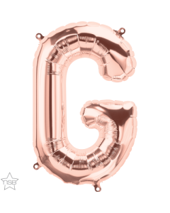 16 IN FOIL ROSE GOLD LETTER G AIR FILLED 1CTP-QUA-59716