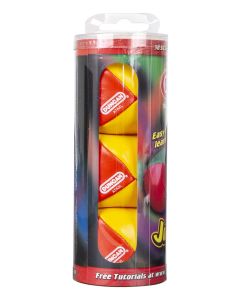 DUNCAN JUGGLING BALLS MULTI COLOUR-DUN-3830JG