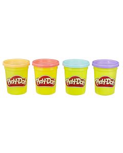 PLAY DOH-4PK COLOR ASST (4OZ)-HAS-B5517