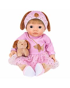 TINY TREASURES DOLL PUPPY BABY CARE SET-KDK-KK6239