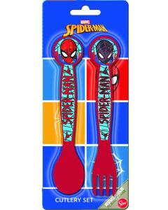 SPIDERMAN MOB RULES 2 PCS PP CUTLERY SET-STO-84902