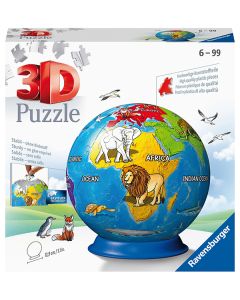 RAVENSBURGER 72PC PUZZLE BALL CHILDRENS GLOBE-RVG-11840