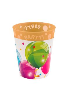 REUSABLE SPARKLING BALLOON PARTY CUP 250ML-PRO-95686