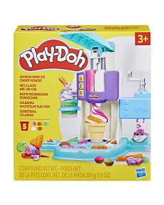 PLAY DOH-RAINBOW SWIRL ICE CREAM PLAYSET-HAS-G0028