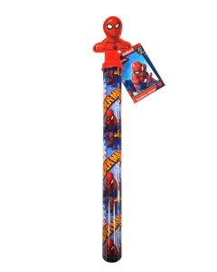 SPIDERMAN BUBBLE WAND WITH TOPPER ASSTD-LCY-83863