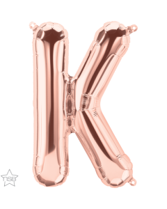 16 IN FOIL ROSE GOLD LETTER K AIR FILLED 1CTP-QUA-59724