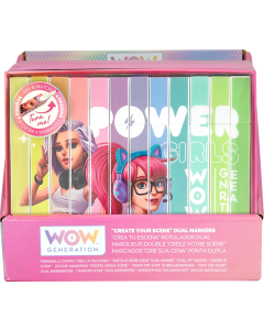 WOW GENERATION DOUBLE ENDED SQUARED MARKERS-KIE-WOW00060