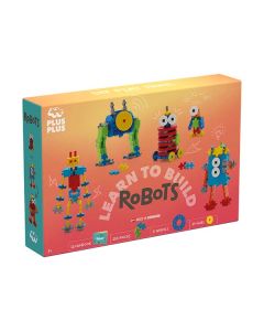 PLUS PLUS LEARN TO BUILD ROBOTS-PLS-3963