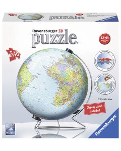 RAVENSBURGER 540PC 3D PUZZLE BALL THE EARTH-RVG-12436