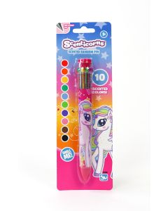 SCENTICORNS STATIONERY RAINBOW 10 COLOR PEN-KAN-7057