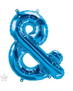 16 IN FOIL AMPERSAND BLUE AIR FILLED 1CTP-QUA-59756