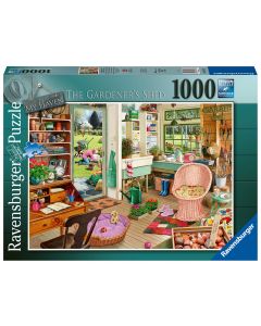 RAVENSBURGER 1000PC PUZZLE THE GARDENERS SHED-RVG-16767