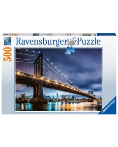 RAVENSBURGER 500PC PUZ NY CITY THAT NEVER SLEEPS-RVG-16589