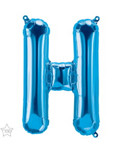 16 IN FOIL BLUE LETTER H AIR FILLED 1CTP-QUA-59396