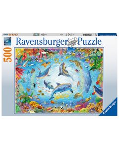 RAVENSBURGER 500PC PUZZLE CAVE DIVE-RVG-16447