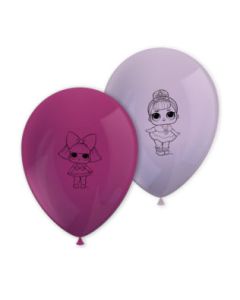 LOL GLITTERRATI 11INC PRINTED BALLOONS 8CT-PRO-90864