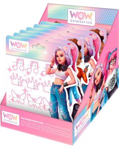 WOW GENERATION PAPER CLIPS W FUN SHAPES 24 IN CDU-KIE-WOW00061