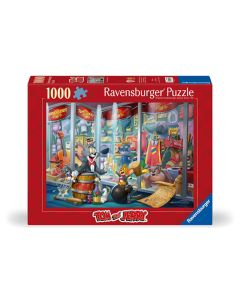 RAVENSBURGER 1000PC TOM N JERRY HALL OF FAME-RVG-12000408