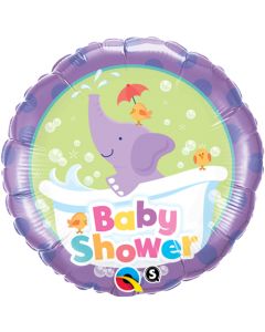 18 INCH FOIL RND BABY SHOW ELEPHAN  1CTP-QUA-13912