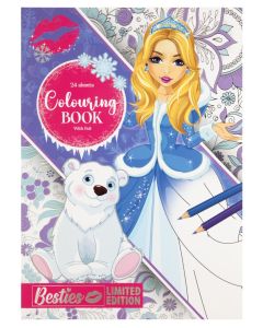 BESTIES FOIL COLOURING BOOK-CCG-141002