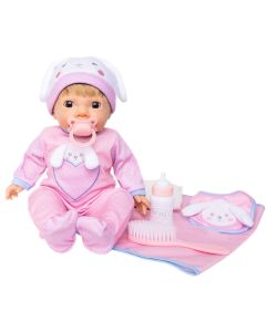 TINY TREASURES DOLL PEEKABOO BUNNY BABY CARE SET-KDK-KK6241