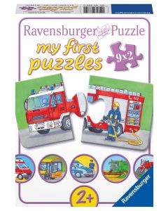 RAVENSBURGER MY 1ST 9X2PC PUZZLE MOTORIZED VEHICLE-RVG-7332