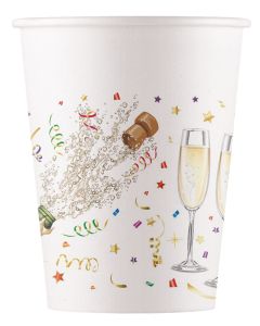 SPRKLING CELEBRATION PAPER CUPS 200ML 8CT-PRO-93505