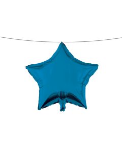 18 INCH AIR-HELIUM FOIL LIGHT BLUE STAR 1CTP-PRO-92450