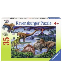 RAVENSBURGER 35PC PUZZLE DINOSAUR PLAYGROUND-RVG-8613