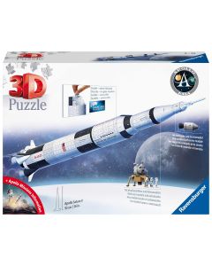 RAVENSBURGER 432PC 3D PUZZLE APOLLO SATURN ROCKET-RVG-11545