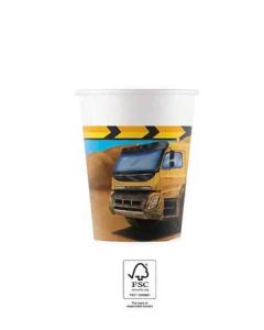 CONSTRUCTION PAPER CUPS 200ML 8CT-PRO-95469